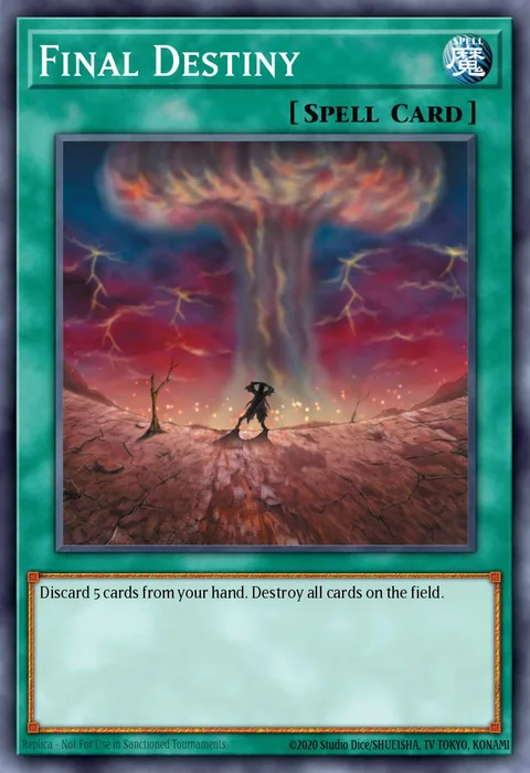 Final Destiny, carte SRL-EN035 de Spell Ruler