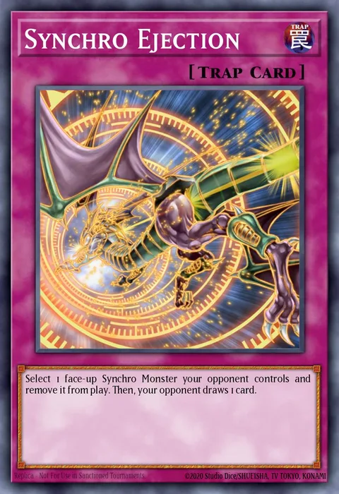 Synchro Ejection, card TSHD-EN079 from The Shining Darkness