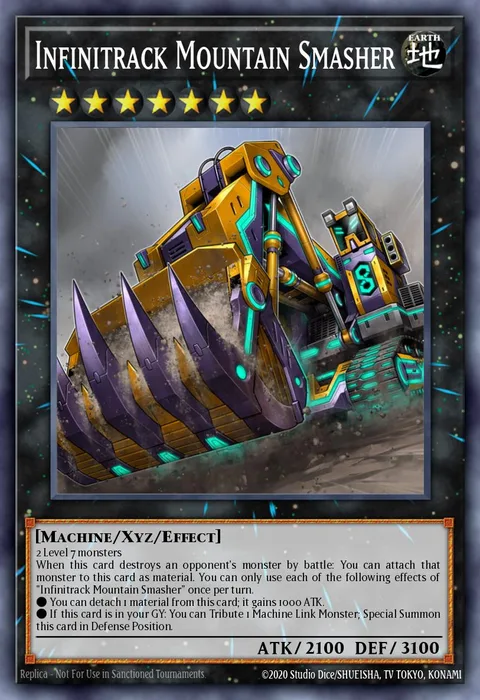 Infinitrack Mountain Smasher, card INCH-EN008 from The Infinity Chasers