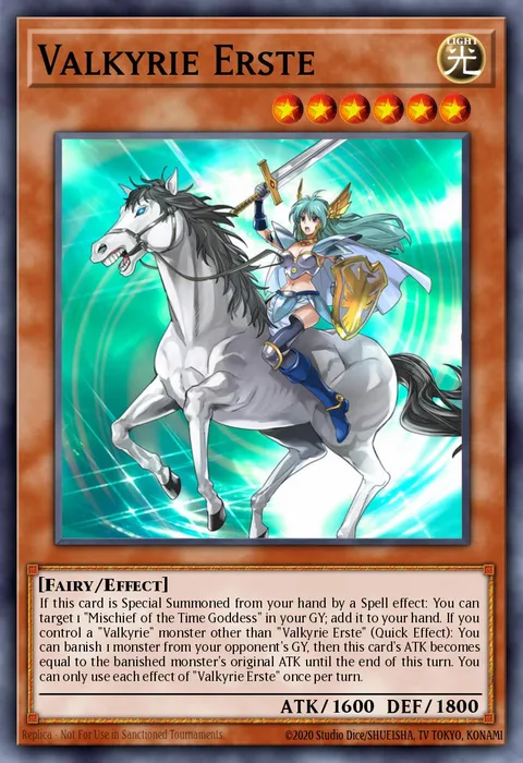 Valkyrie Erste, card SHVA-EN003 from Shadows in Valhalla