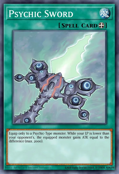 Psychic Sword, carte BP03-EN163 de Battle Pack 3: Monster League