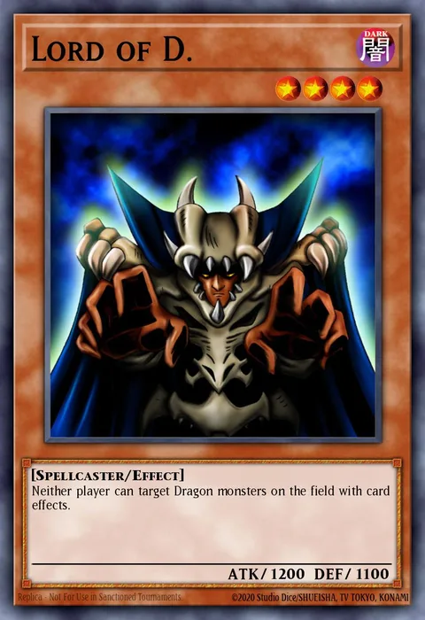 Lord of D., card DLG1-EN087 from Dark Legends