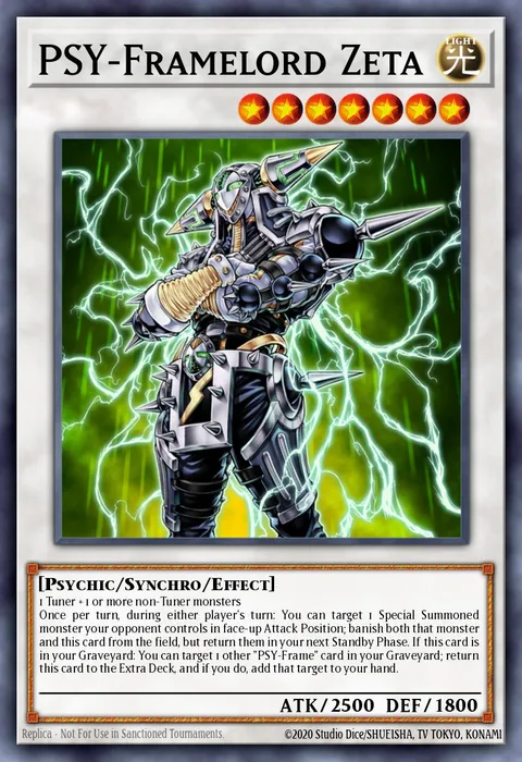 PSY-Framelord Zeta, card HSRD-EN034 from High-Speed Riders