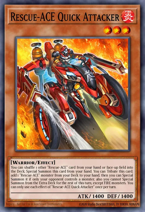 Rescue-ACE Quick Attacker, carte BPRO-EN023 de Burst Protocol