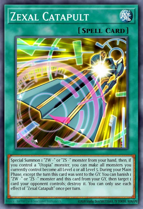 Zexal Catapult, card BROL-EN028 from Brothers of Legend