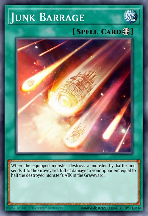 Junk Barrage, carte LC5D-EN044 de Legendary Collection 5D's Mega Pack