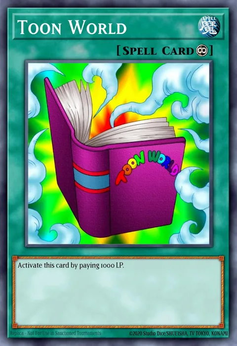 Toon World, card DLG1-EN067 from Dark Legends