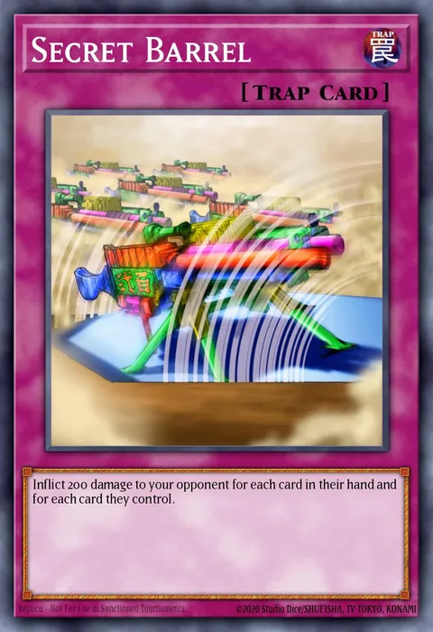 Secret Barrel, card MFC-046 from Magician's Force