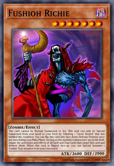 Fushioh Richie, card PGD-031 from Pharaonic Guardian