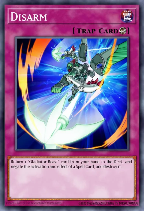 Disarm, carte GLAS-EN071 de Gladiator's Assault