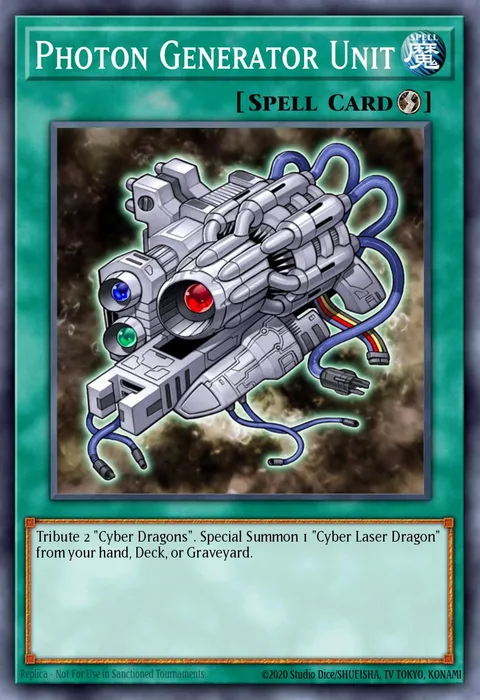 Photon Generator Unit, carte DP04-EN021 de Duelist Pack: Zane Truesdale
