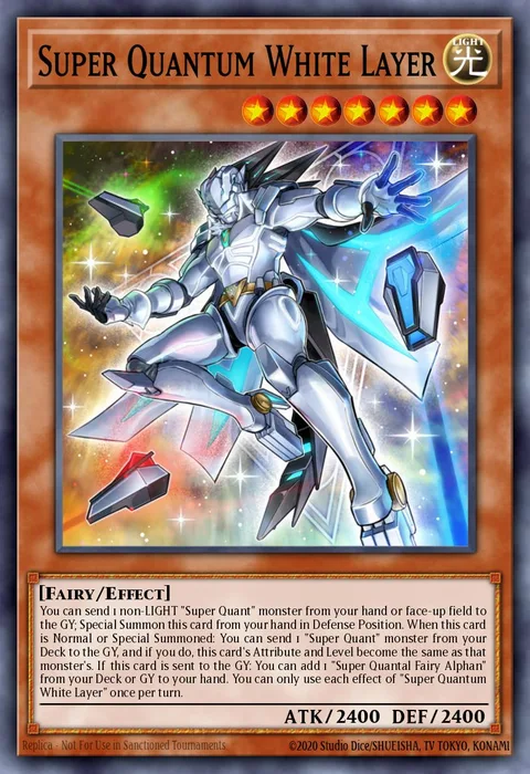 Super Quantum White Layer, carte DANE-EN013 de Dark Neostorm
