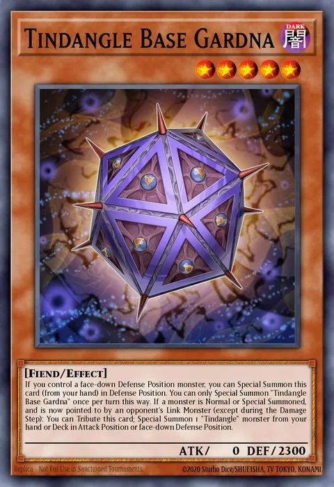 Tindangle Base Gardna, carte EXFO-EN010 de Extreme Force