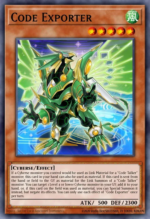 Code Exporter, card GFP2-EN024 from Ghosts From the Past: The 2nd Haunting