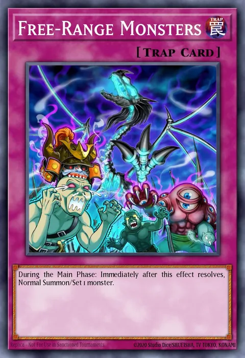 Free-Range Monsters, card PHRA-EN077 from Phantom Rage