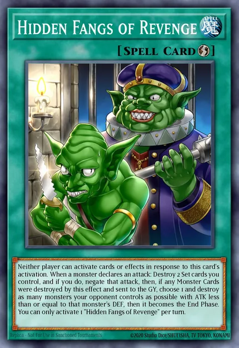 Hidden Fangs of Revenge, carte BROL-EN050 de Brothers of Legend