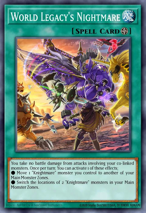 World Legacy's Nightmare, carte MP19-EN039 de 2019 Gold Sarcophagus Tin Mega Pack