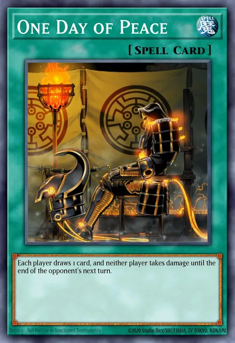 One Day of Peace, carte OP04-EN012 de OTS Tournament Pack 4