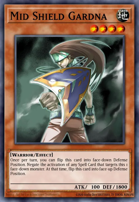 Mid Shield Gardna, carte DR3-EN204 de Dark Revelation Volume 3