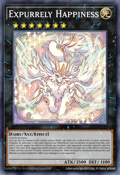 Expurrely Happiness, card AMDE-EN017 from Amazing Defenders