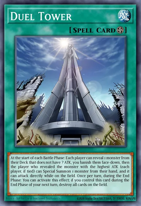 Duel Tower, carte MP22-EN269 de 2022 Tin of the Pharaoh's Gods