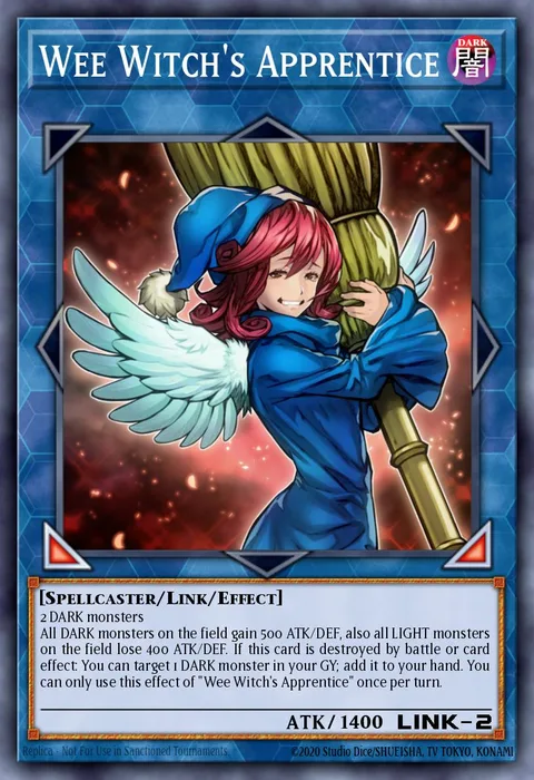 Wee Witch's Apprentice, card CYHO-EN049 from Cybernetic Horizon
