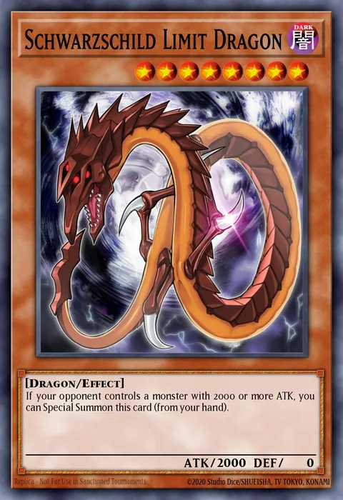 Schwarzschild Limit Dragon, carte BPW2-EN064 de War of the Giants: Round 2