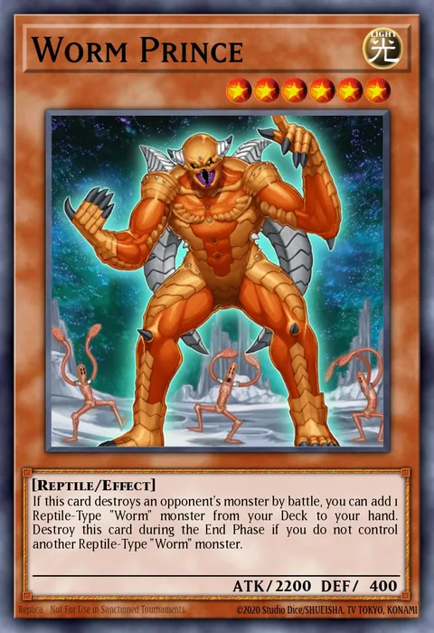 Worm Prince, card DT02-EN083 from Duel Terminal 2