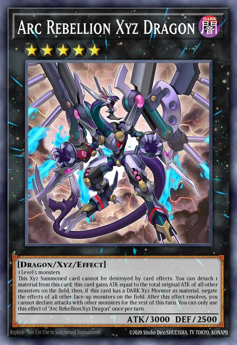 Arc Rebellion Xyz Dragon, card LAVD-ENO32 from Legendary Arc-V Decks