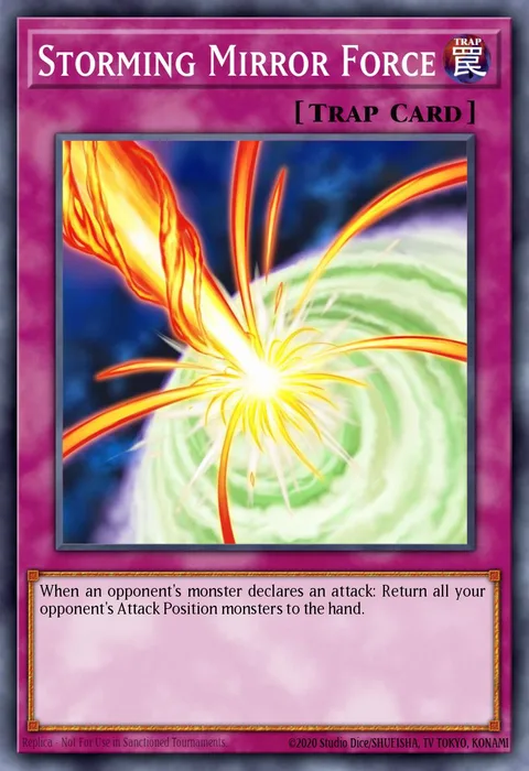 Storming Mirror Force, card STAS-EN012 from 2-Player Starter Set