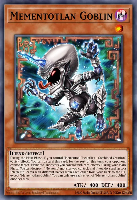 Mementotlan Goblin, card VASM-EN007 from Valiant Smashers