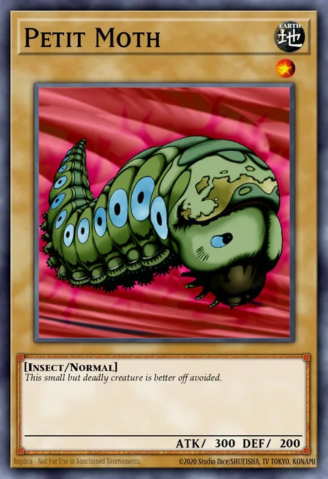 Petit Moth, card SS03-ENB02 from Speed Duel Starter Decks: Ultimate Predators