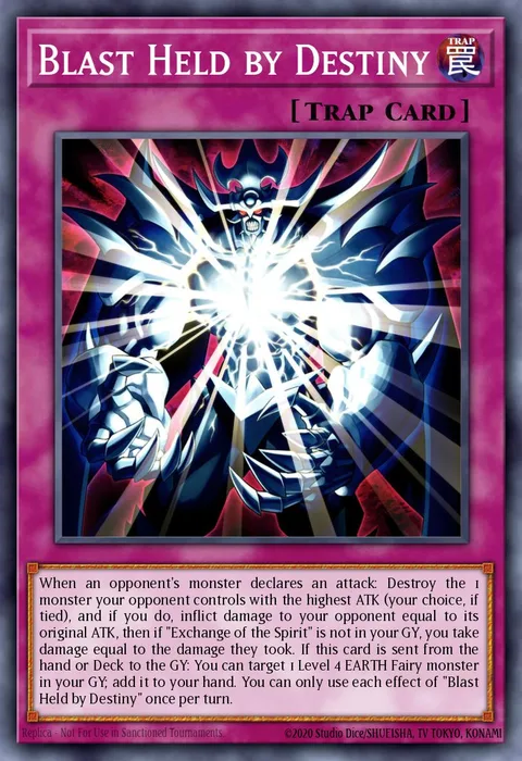 Blast Held by Destiny, card MAMA-EN031 from Magnificent Mavens