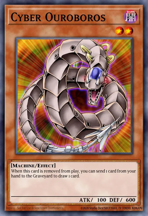 Cyber Ouroboros, card PTDN-EN011 from Phantom Darkness