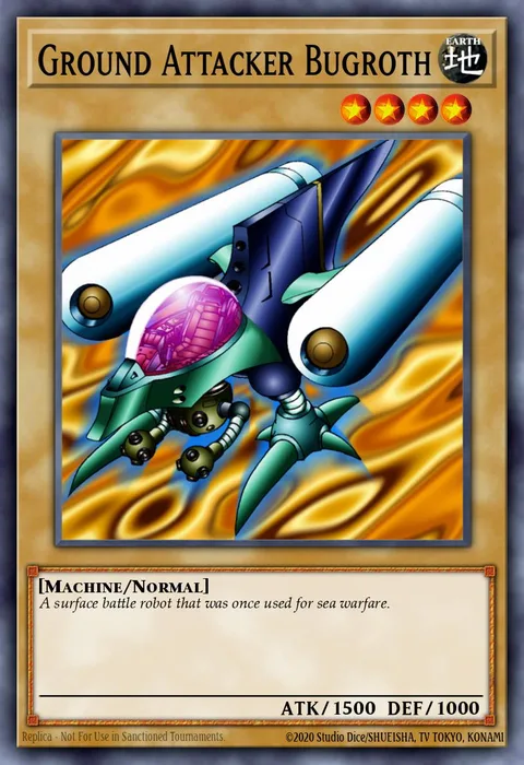 Ground Attacker Bugroth, card MRD-022 from Metal Raiders
