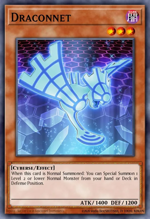 Draconnet, card YS17-EN002 from Starter Deck: Link Strike