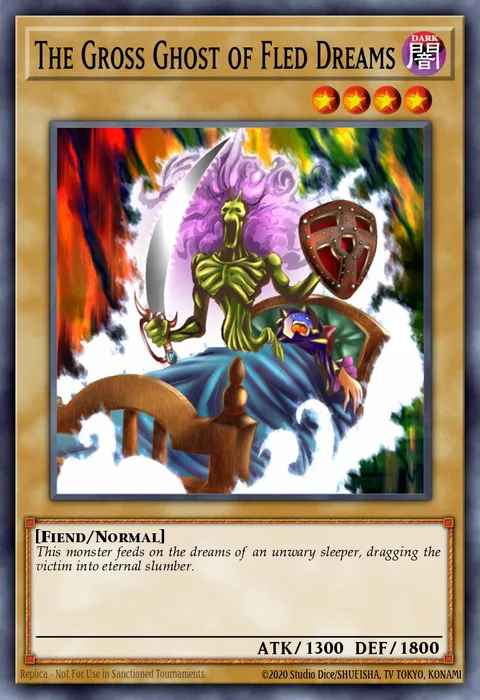 The Gross Ghost of Fled Dreams, carte SS05-ENA06 de Speed Duel Starter Decks: Twisted Nightmares