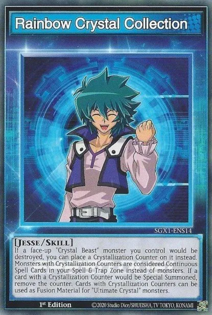 Rainbow Crystal Collection, carte SGX1-ENS14 de Speed Duel GX: Duel Academy Box
