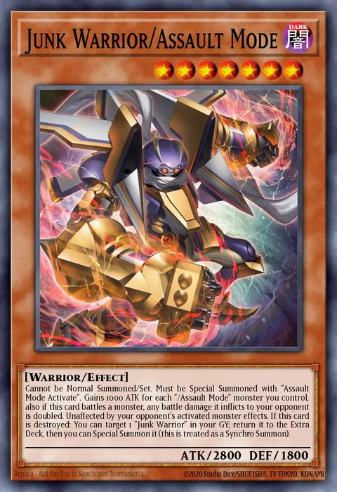 Junk Warrior/Assault Mode, card BPRO-EN007 from Burst Protocol