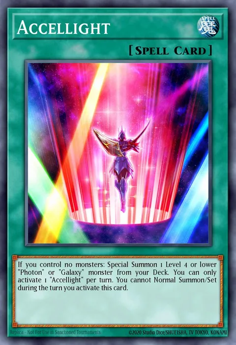 Accellight, card LED3-EN044 from Legendary Duelists: White Dragon Abyss