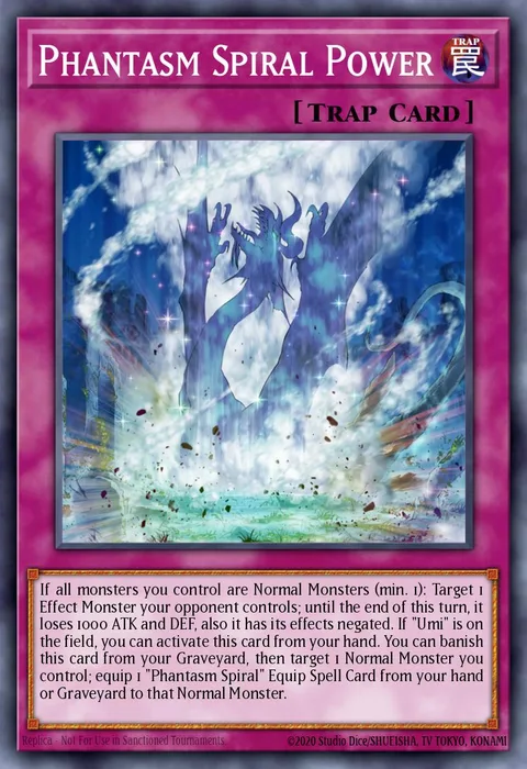 Phantasm Spiral Power, card MACR-EN073 from Maximum Crisis