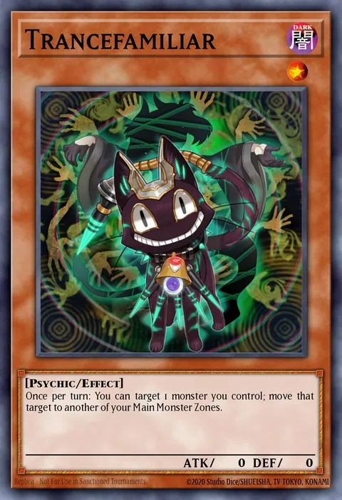 Trancefamiliar, card FLOD-EN029 from Flames of Destruction