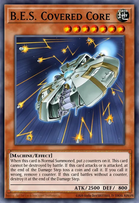 B.E.S. Covered Core, carte DR04-EN133 de Dark Revelation Volume 4
