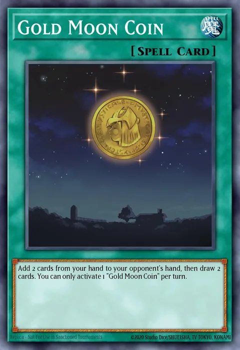 Gold Moon Coin, carte BLC1-EN078 de Battles of Legend: Chapter 1