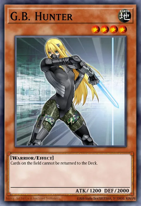 G.B. Hunter, card RGBT-EN039 from Raging Battle