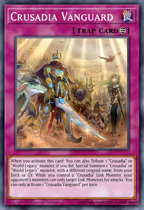 Crusadia Vanguard, carte CYHO-EN071 de Cybernetic Horizon