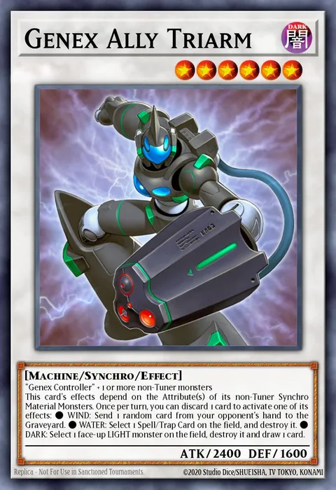 Genex Ally Triarm, card HA04-EN026 from Hidden Arsenal 4: Trishula's Triumph
