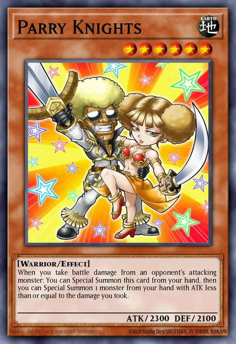 Parry Knights, card COTD-EN037 from Code of the Duelist