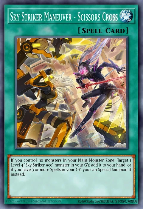 Sky Striker Maneuver - Scissors Cross, card IGAS-ENSP1 from Ignition Assault