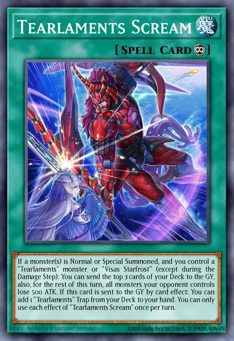 Tearlaments Scream, carte DABL-EN058 de Darkwing Blast